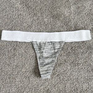 Victoria’s Secret PINK Wideband Logo Cotton Thong
